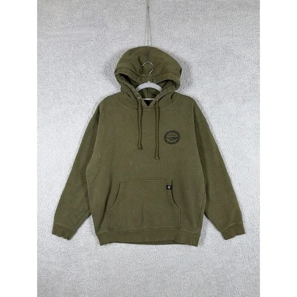 Troll Co. Clothing Dirty Hands Clean Money Mens Size M  Graphic Hoodie Green - Picture 3 of 9